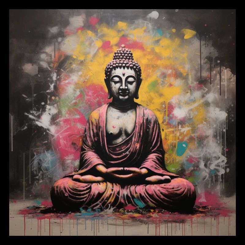 Un Buddha rose