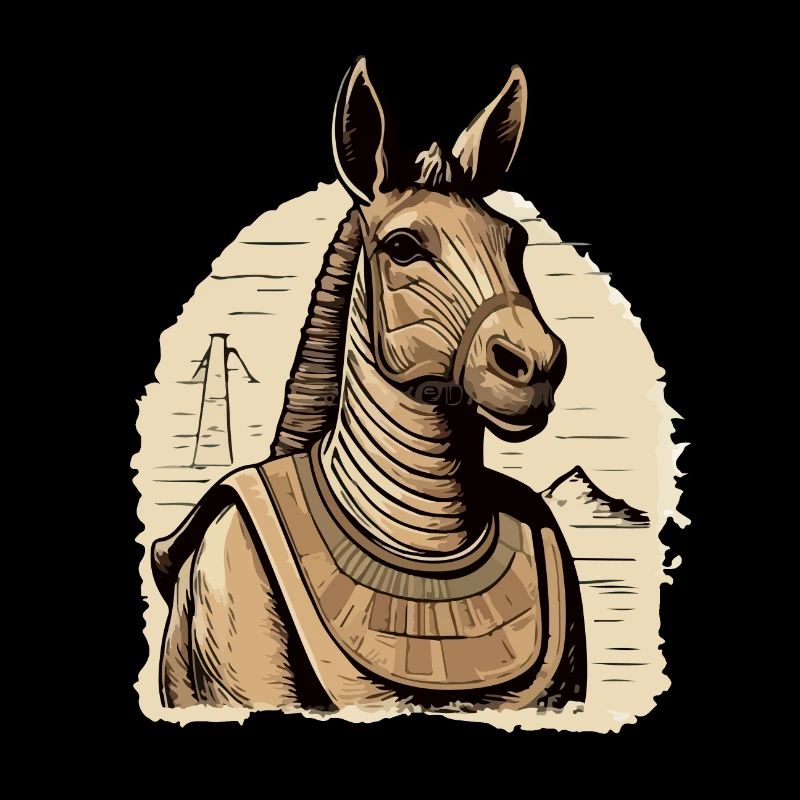 Rho l'âne Egyptien