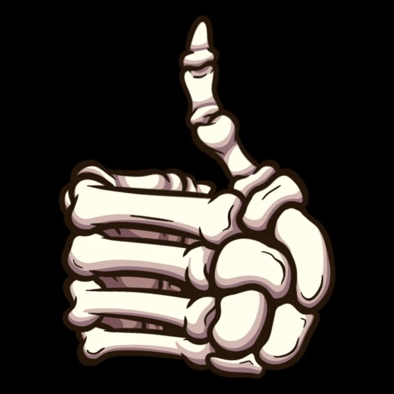 Skeleton Thumb Up