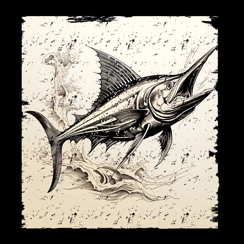 Style rétro Marlin