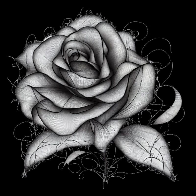 Rose filigrane