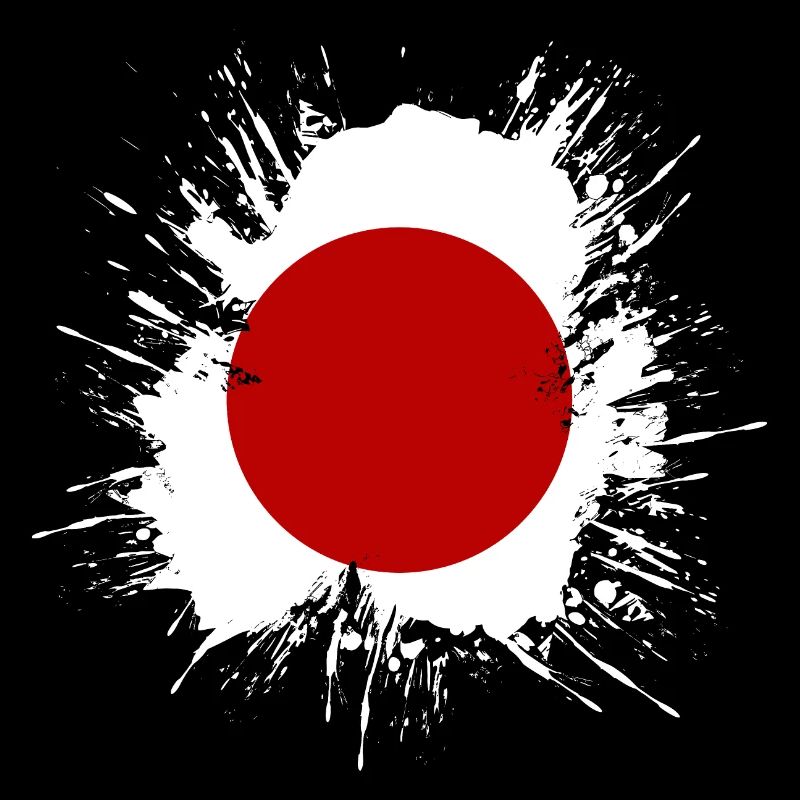 Drapeau du Japon utilisé Look Nihon drapeau japonais