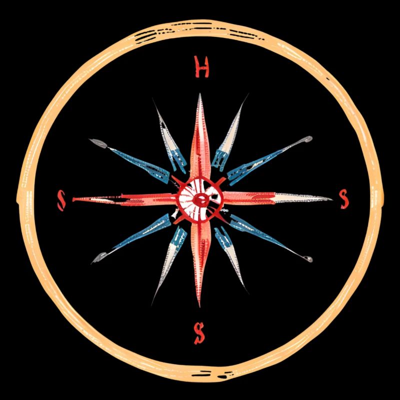 Nordic Viking Compass