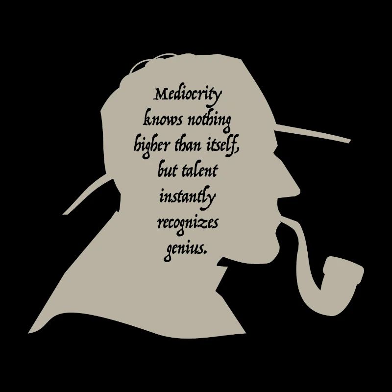 Talent erkennt sofort das geniale Sherlock-Zitat.