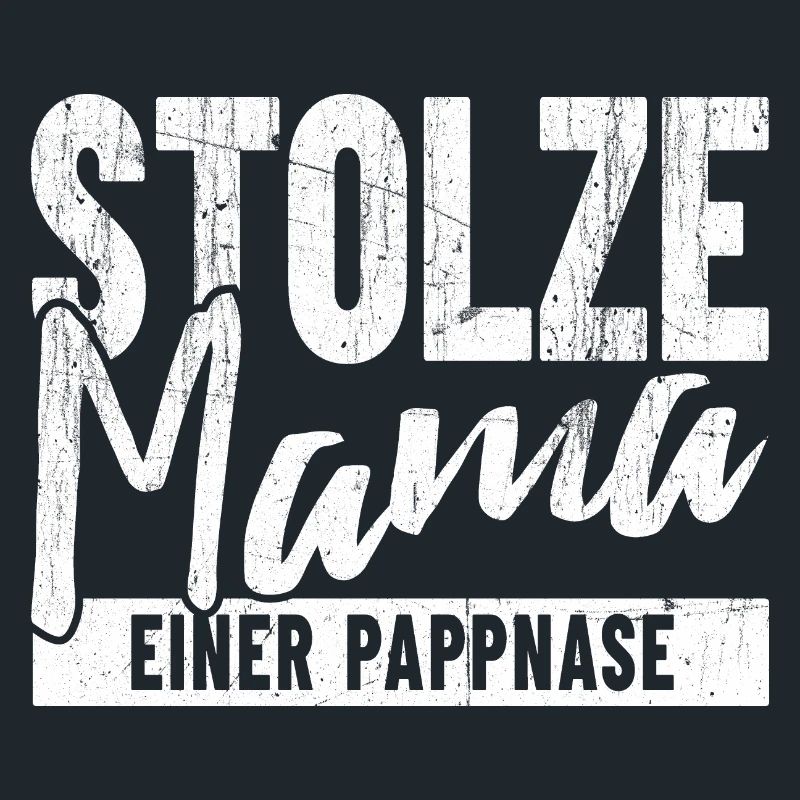 Stolze Mama einer Pappnase