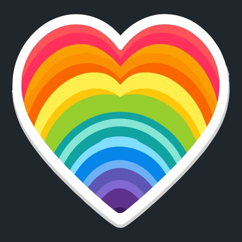 Rainbow Heart