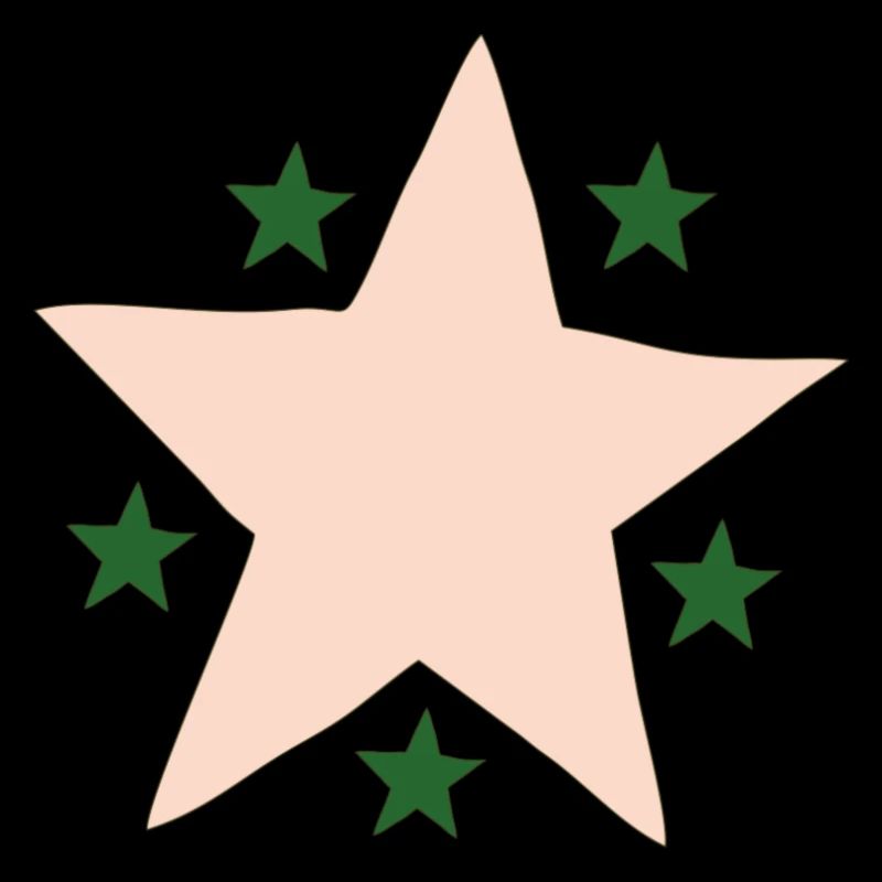 Étoile Rose Vert