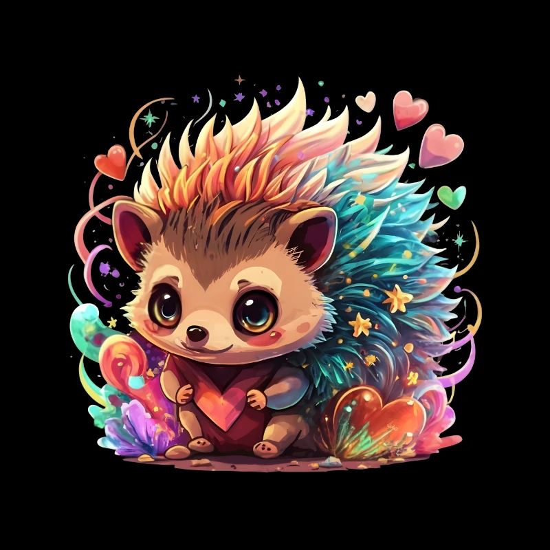 Regenbogen Igel