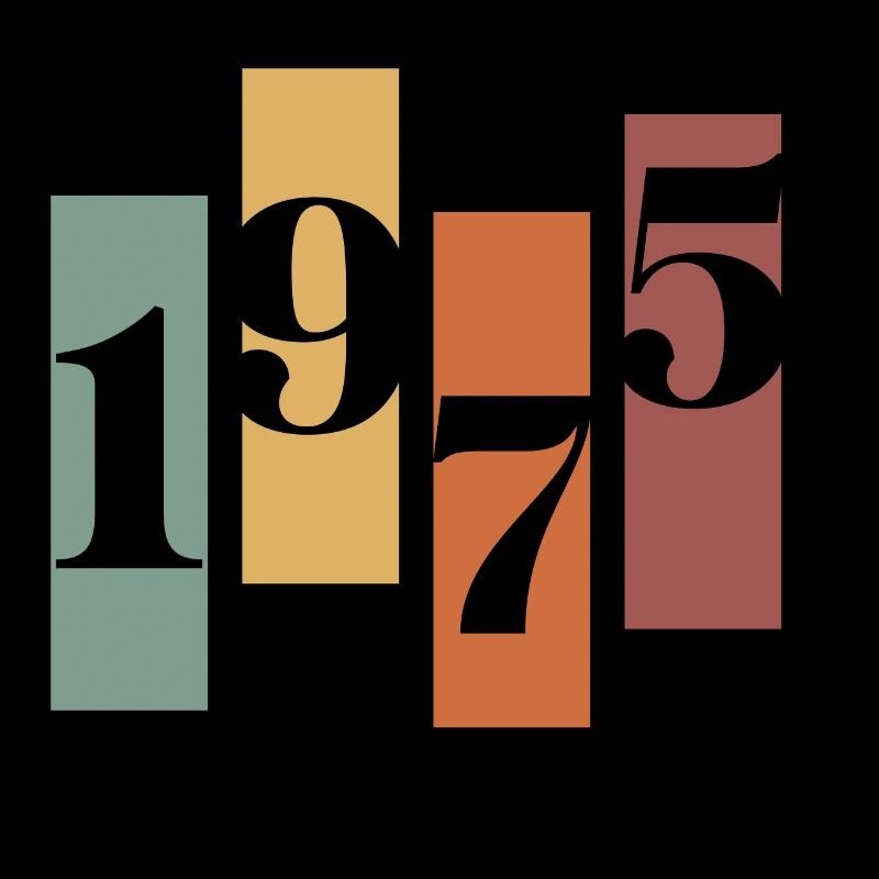 1975 vintage rétro