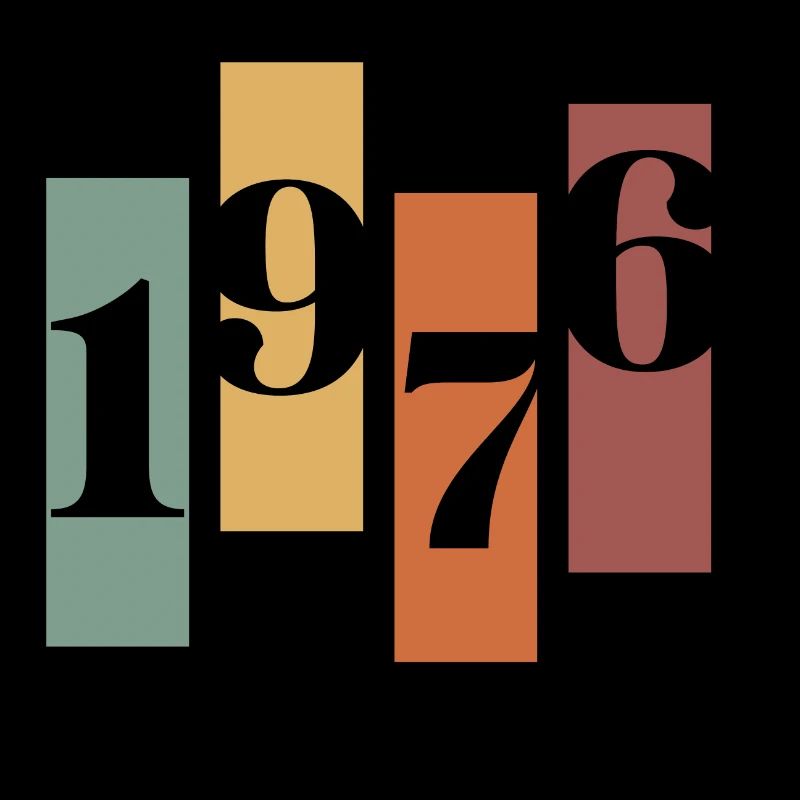 1976 vintage rétro