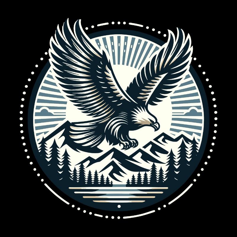 Logo de l’aigle Majesté des montagnes