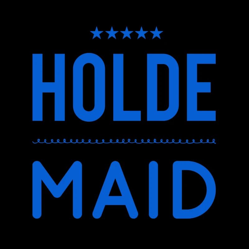 vor dir steht eine Maid