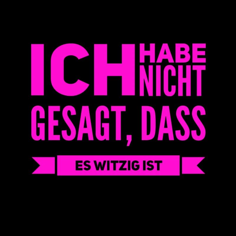 ich kann nicht lachen
