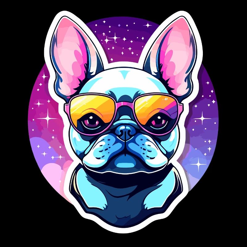 Illustration de chien bouledogue français