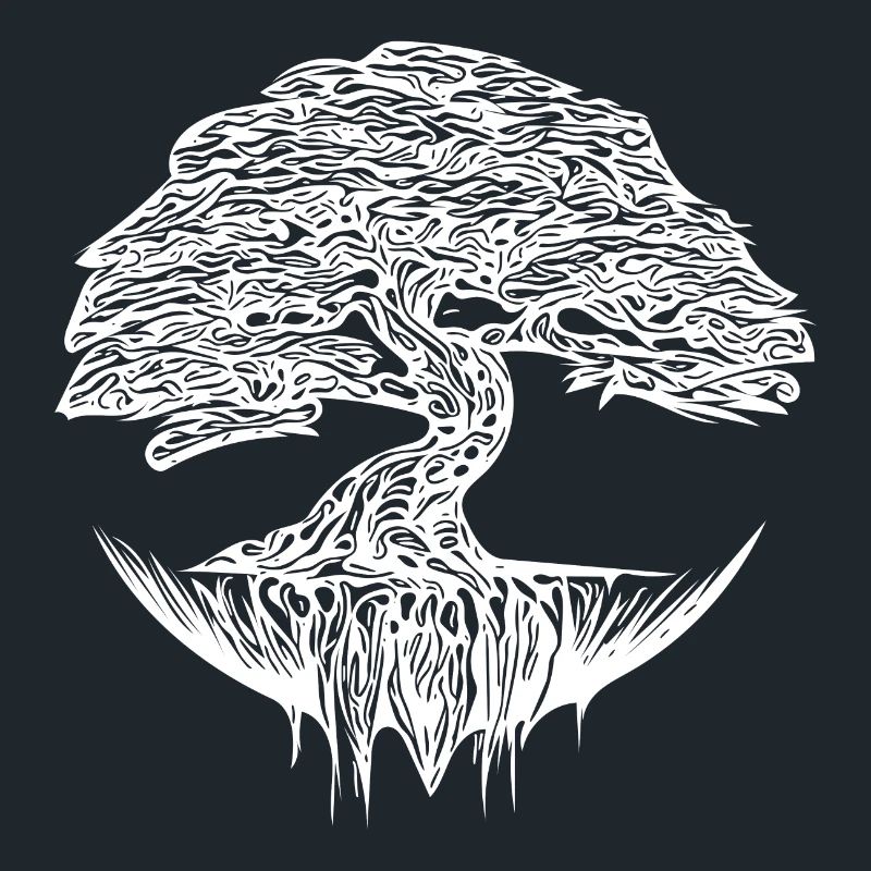 Elegant bonsai tree