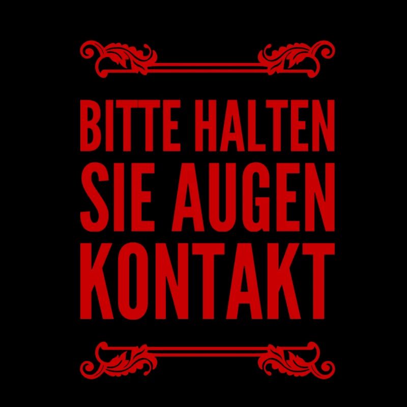 halten sie Augenkontakt