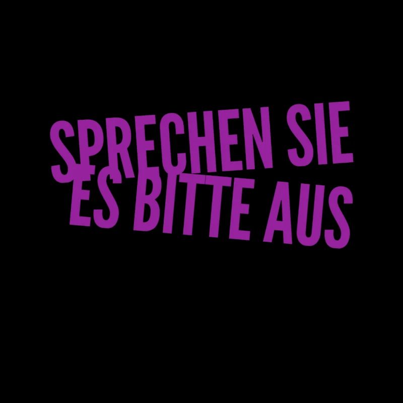 reden sie bitte laut
