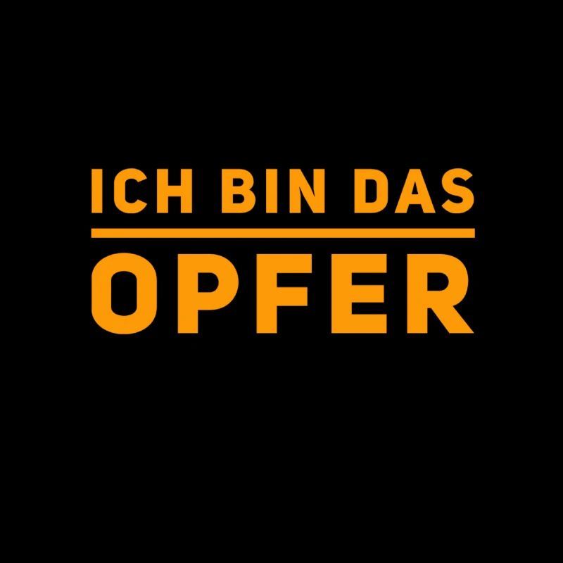 ich spiele die Opferrolle