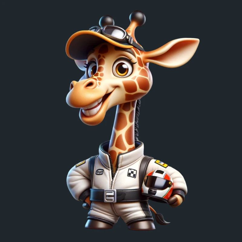 Girafe de course