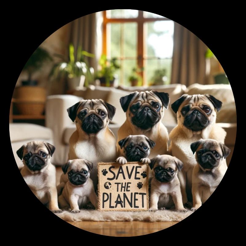 Famille de chiens