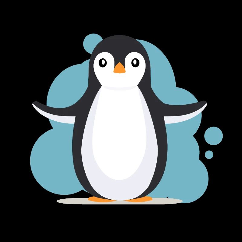 Pingouin heureux