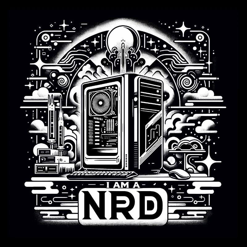 Nerd Stolz Black&White