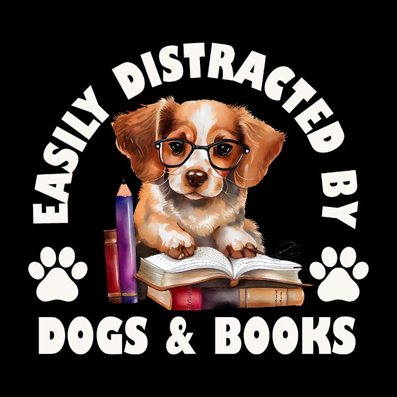Facilement distrait par les chiens et les livres