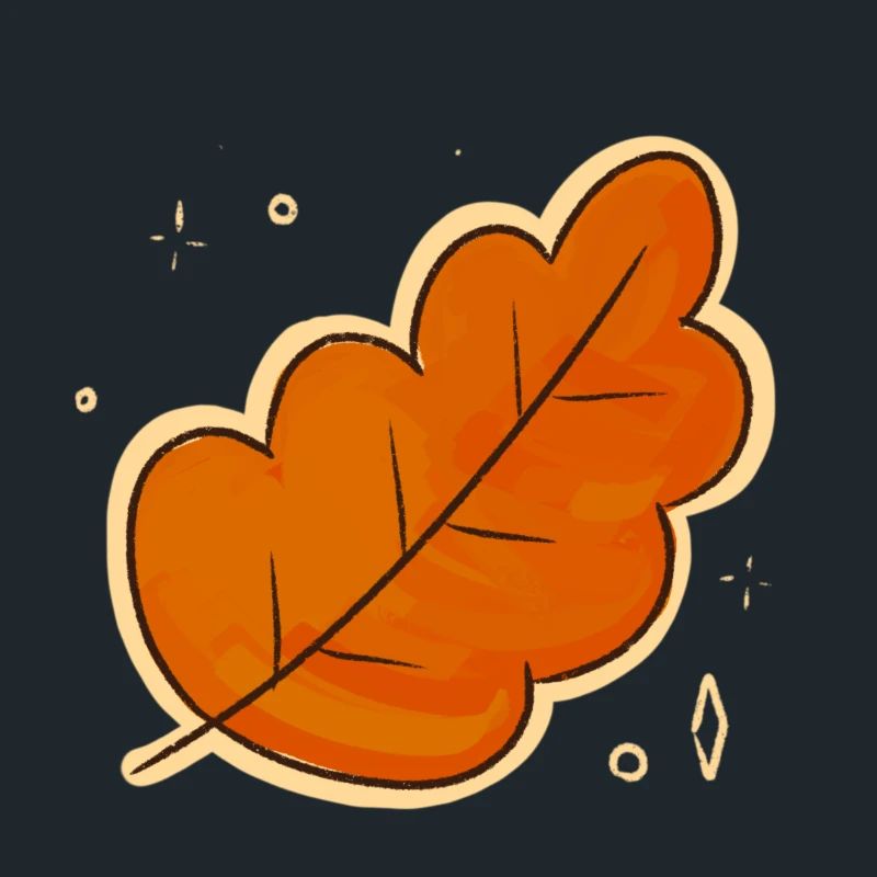 Herbstzauberblatt