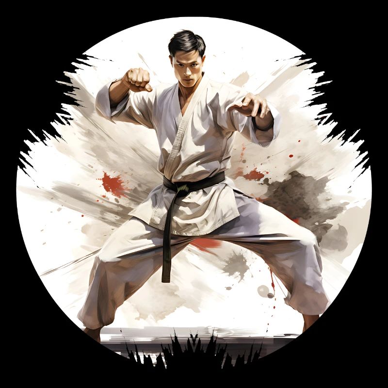 Karate, martial arts with Chinese influences