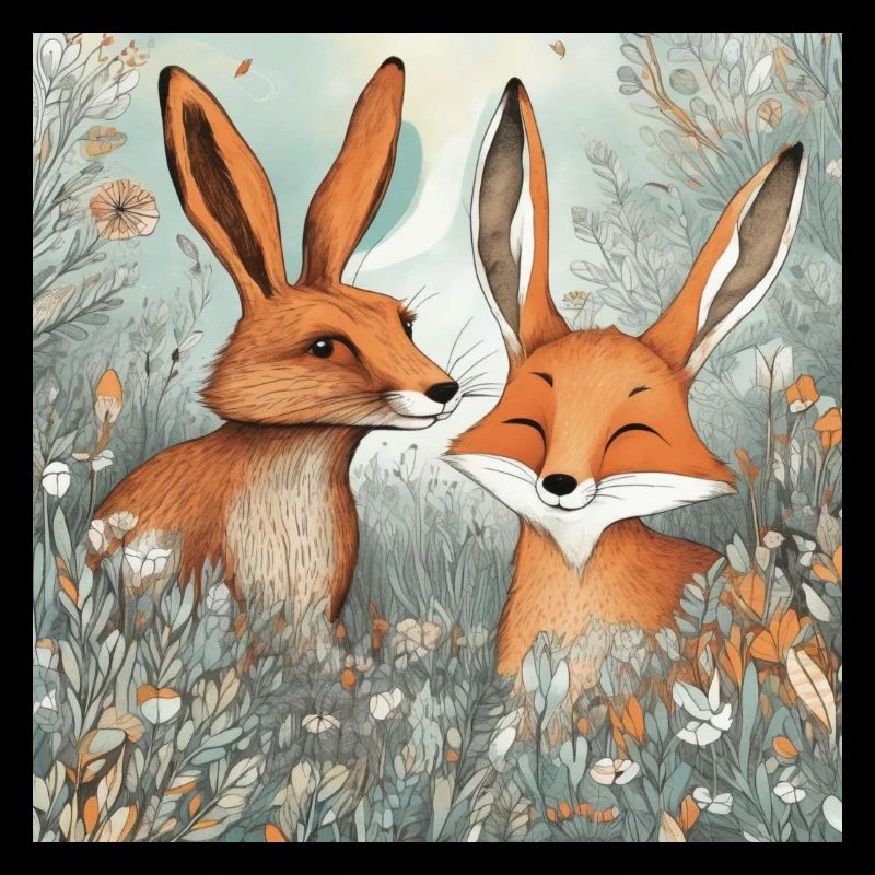 Hase und Fuchs