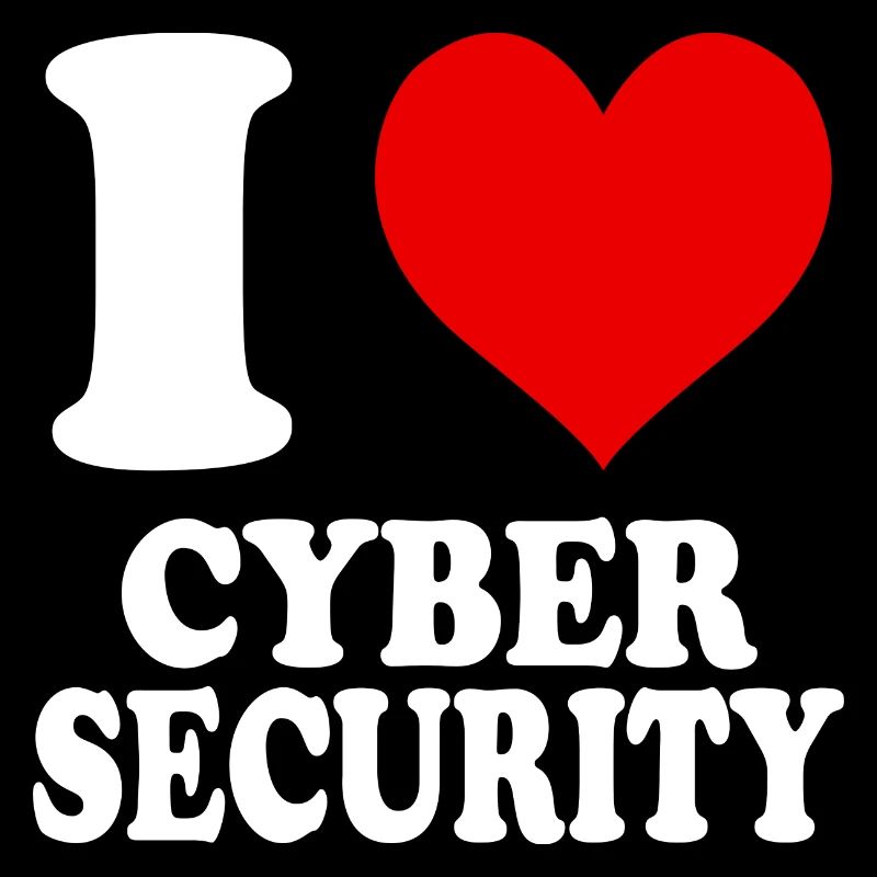 Ich liebe Cyber Security Herz Lustig Witzig