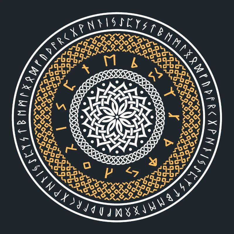 Wikinger Runen Kreis