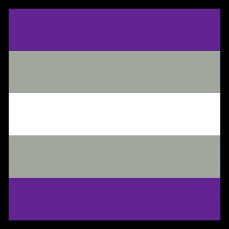 Badge de drapeau de fierté Greysexual
