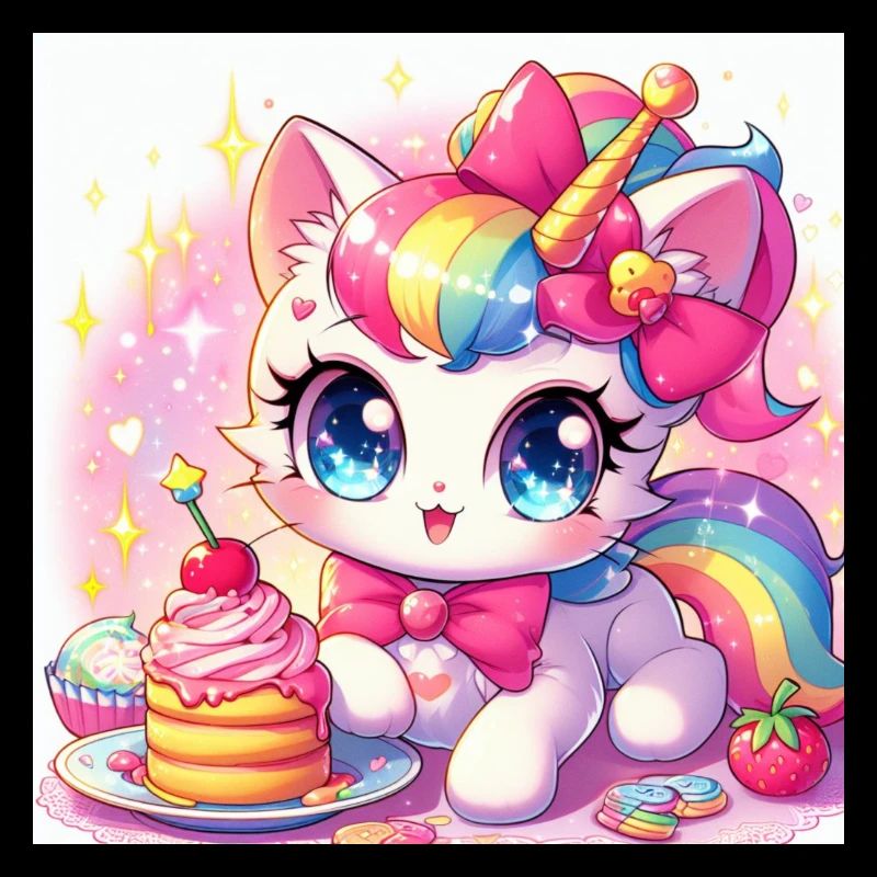 Einhorn-Katze