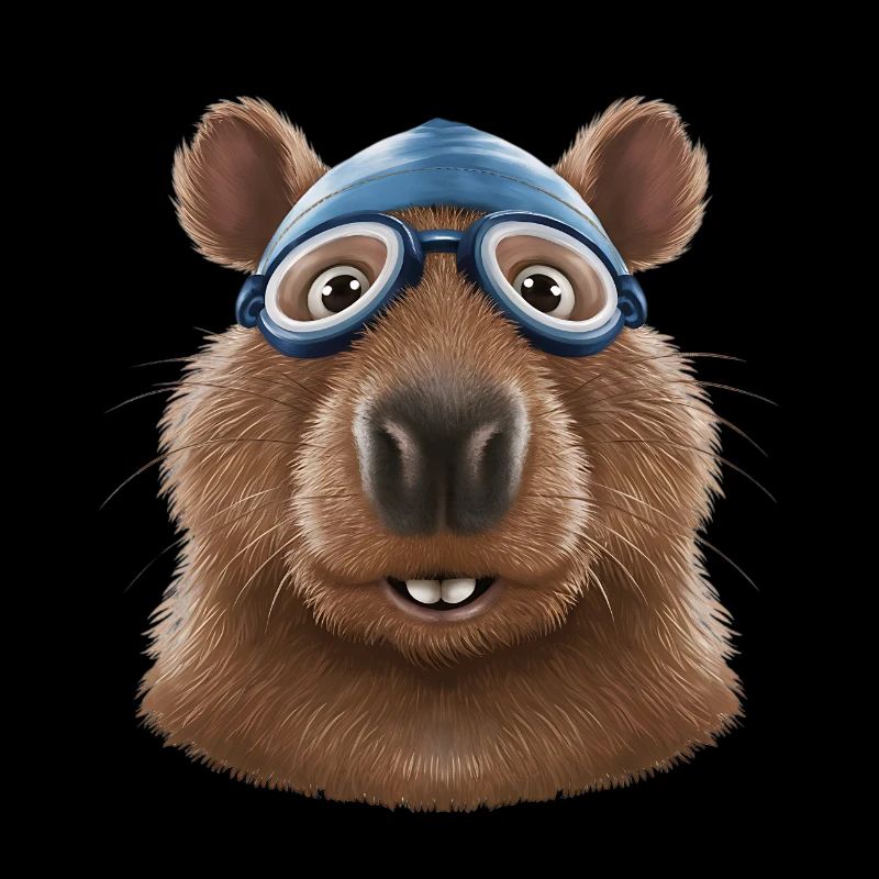 Champion de natation Beaver
