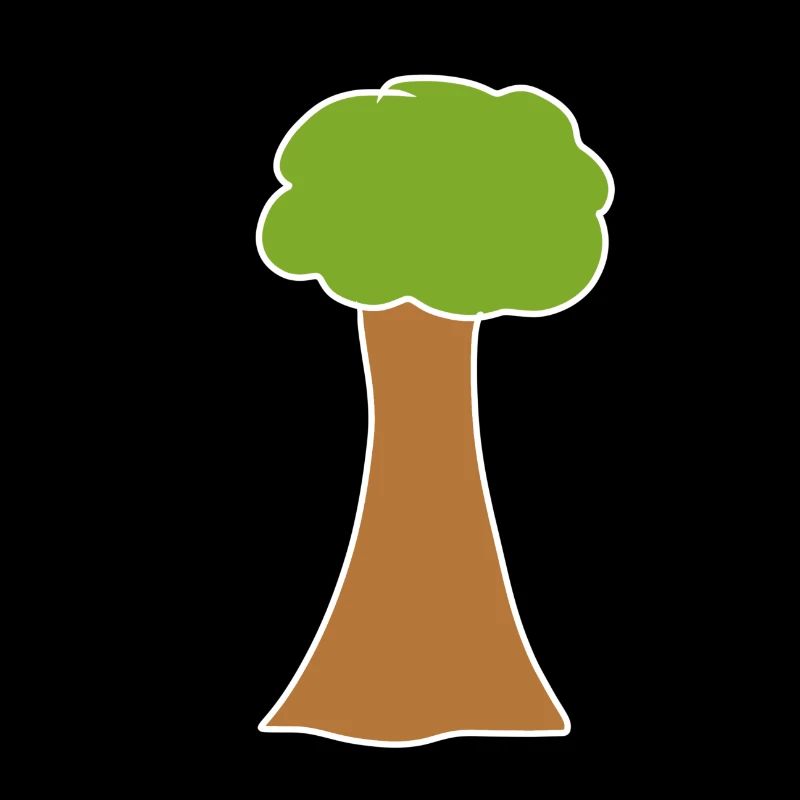 Symbole de l’arbre Nature Vert