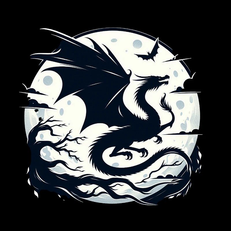 Mystical Dragon Moonlight