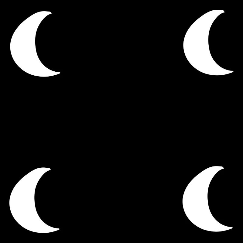 Moon Four Moons Planet Symbol Shape