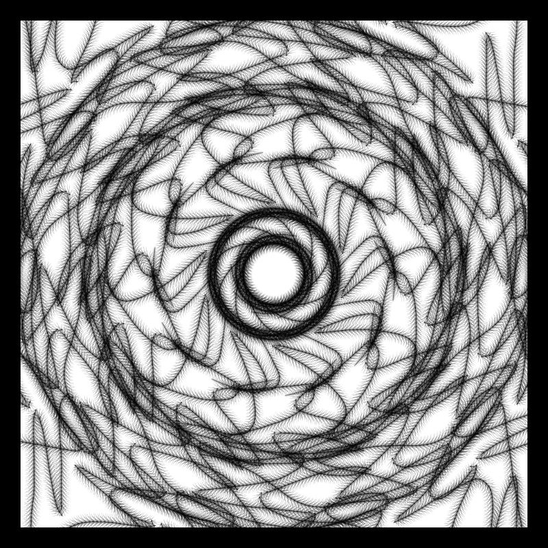 Design géométrique en noir et blanc