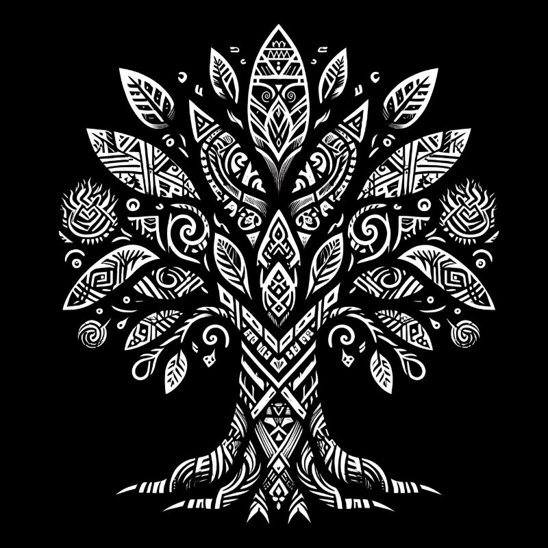 Yggdrasil Tribal Baum