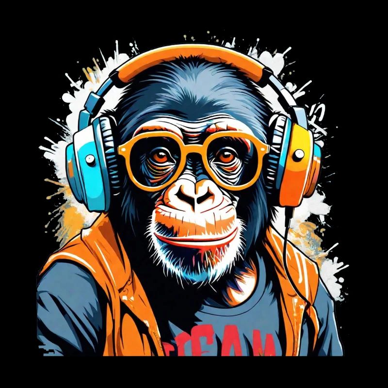 DJ Monkey Chimpanzee Musique