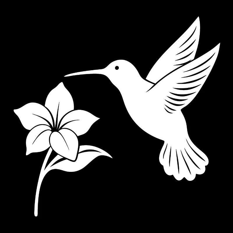 Kolibri und Blume