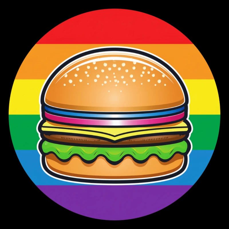 LGBTQ Hamburger
