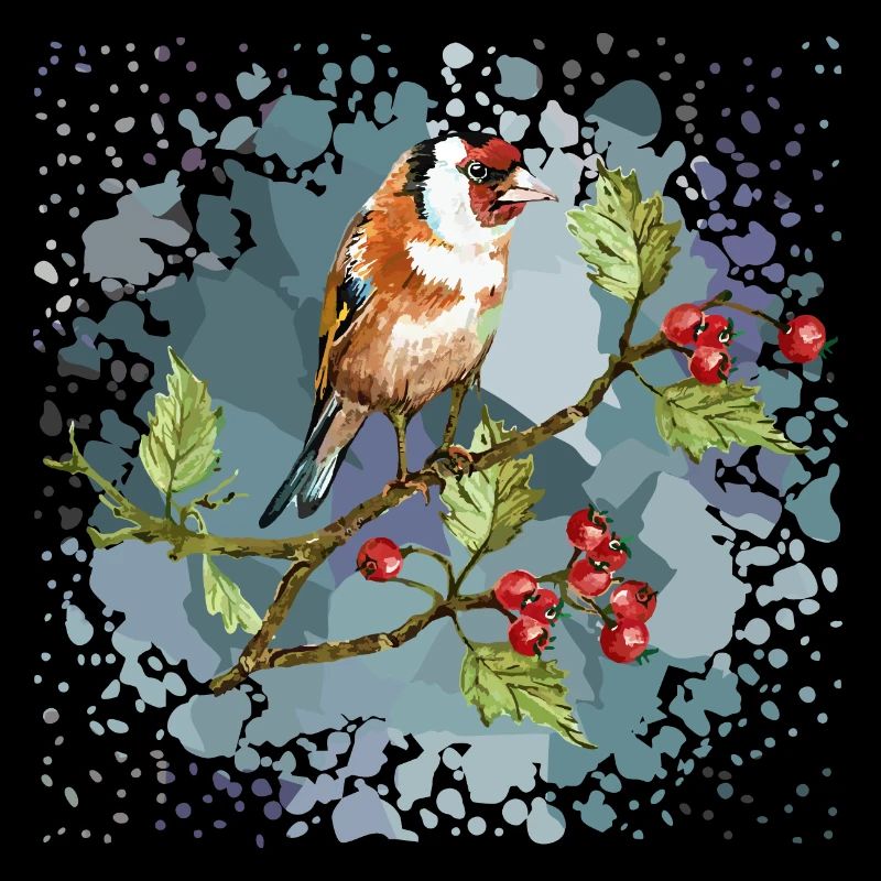 Colorful bird