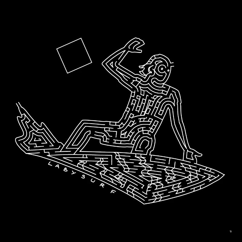 Labyrinthe Surfeur (version blanche)
