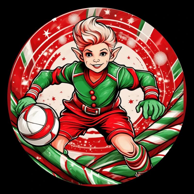 Elfe de Noël Handball