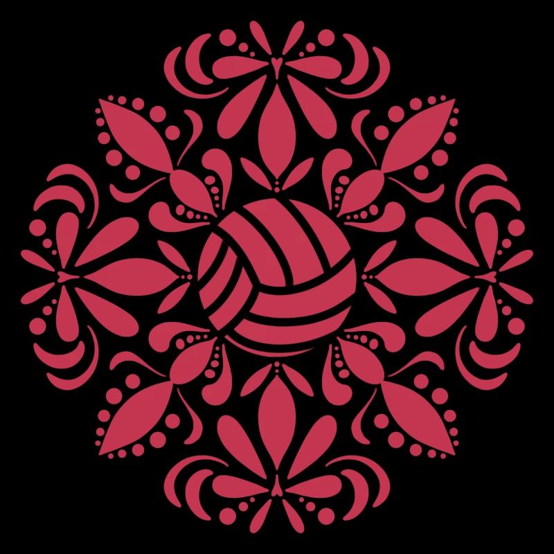 Volleyball Mandala
