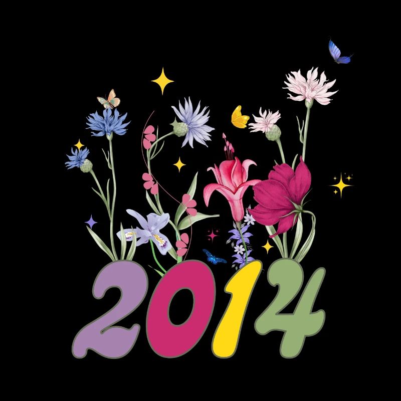Année de naissance 2014 fleurs sauvages