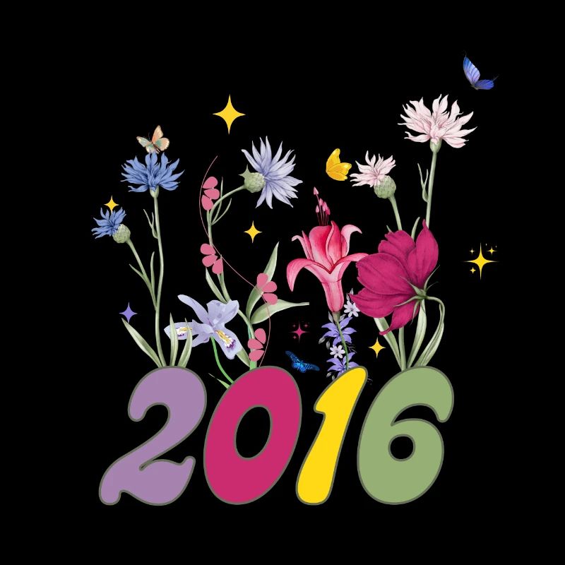 Année de naissance 2016 fleurs sauvages