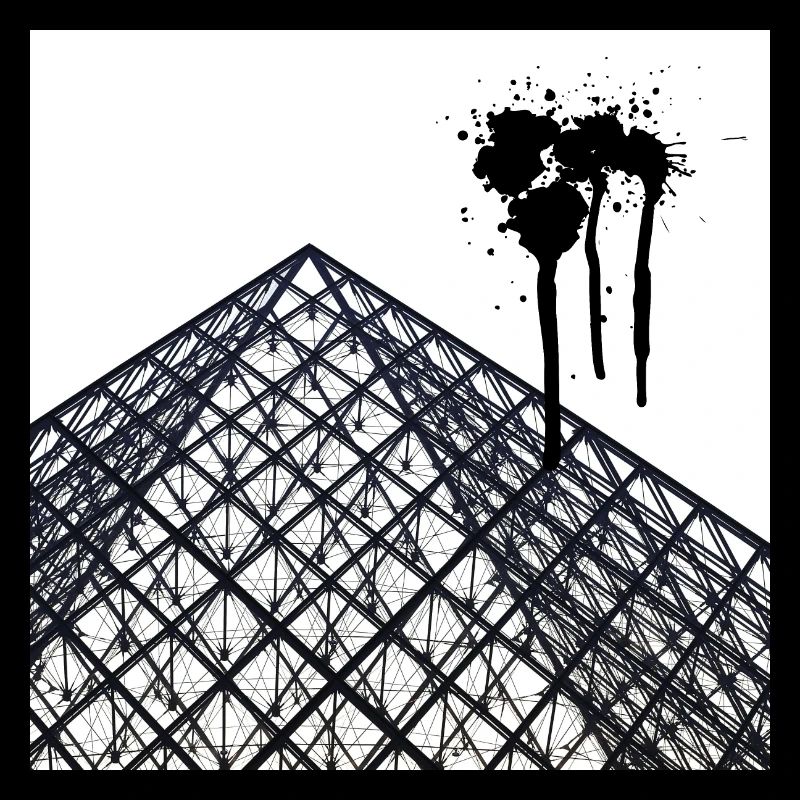 Geometric Paris Pyramid - Modern Abstract Design